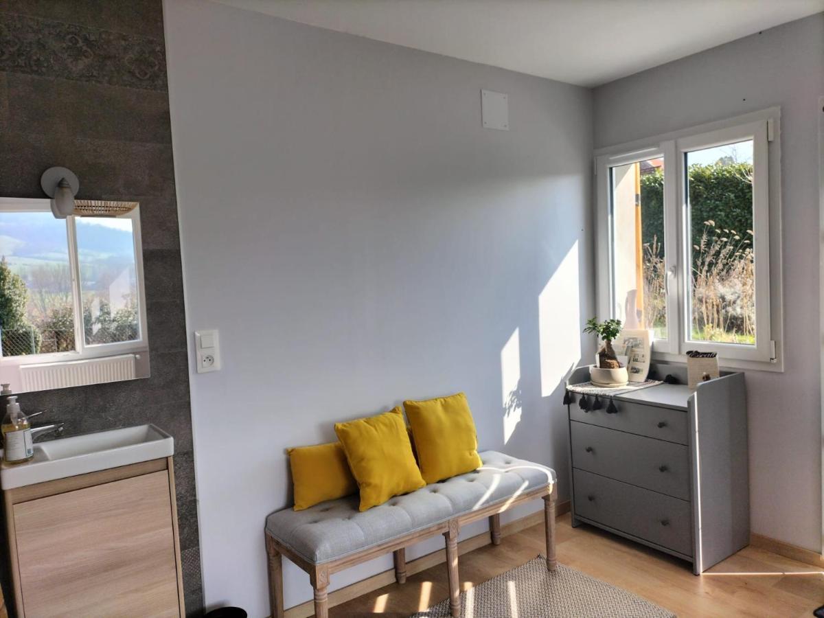Agreable Chambre Meublee, Vue Sur La Vallee De L'Auxois Villy-en-Auxois Eksteriør billede